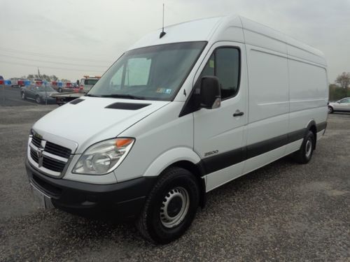 2008 dodge sprinter 2500 extended cargo van turbo diesel only 96k mi no reserve