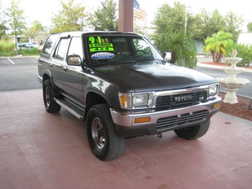 1991 toyota 4runner 4x4 sr5 florida tittle sport utility 4-door 3.0l