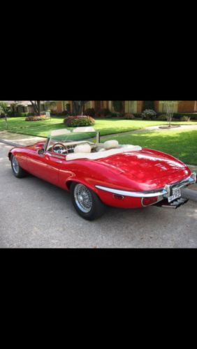 1973 jaguar xke v12 convertible  &#034;one of a kind&#034; rare