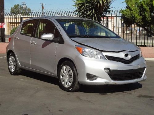 2012 toyota yaris le damaged rebuilder runs! economical low miles nice unit l@@k