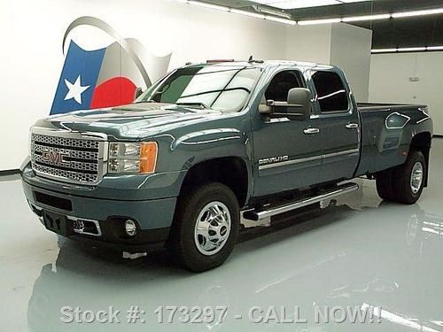 2011 gmc sierra 3500 denali 4x4 crew diesel dually 24k texas direct auto