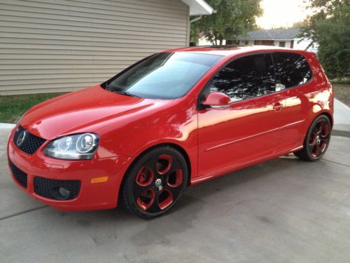 2007 Volkswagen VW Golf GTI Turbo 2 door Coupe 6 speed Manual 77K miles Red 18", US $10,000.00, image 3