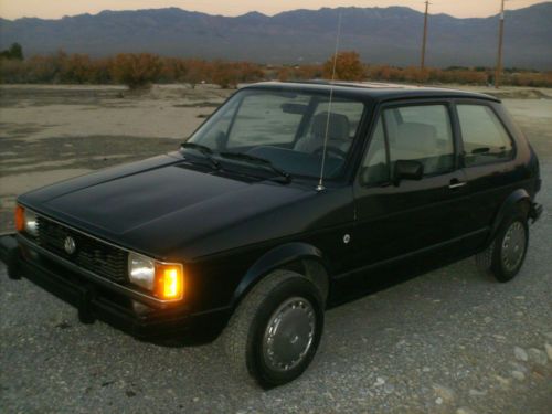 1984 vw rabbit wolfsburg edition diesel