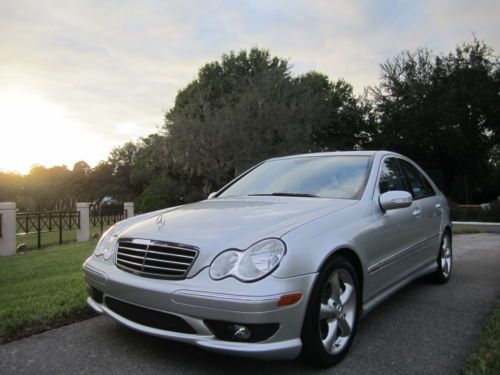 06 mercedes-benz c230 sport leather 1 fl owner only 32k miles pristine mint!!!!!