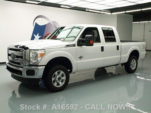 2013 ford f-250 crew 4x4 diesel 6-passenger tow 56k mi texas direct auto