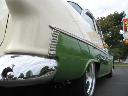 1955 Chevrolet Bel Air 350 A/C leather 4 wheel disc brakes Rotisserie Restored, image 19