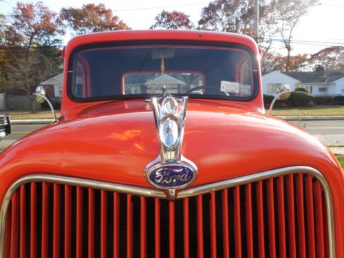 1936 Orange Ford Pickup Truck, image 3