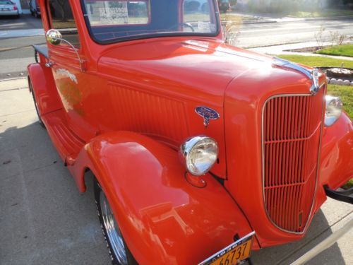 1936 Orange Ford Pickup Truck, image 10
