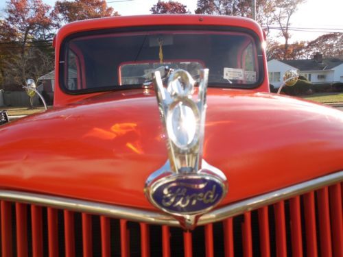1936 Orange Ford Pickup Truck, image 14