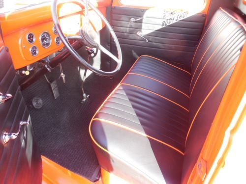 1936 Orange Ford Pickup Truck, image 17