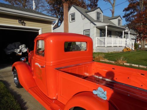 1936 Orange Ford Pickup Truck, image 22