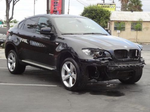 2010 bmw x6 xdrive50i damaged salvage runs! loaded clean interior navigation!!