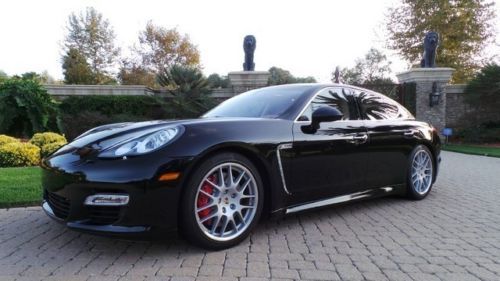 11 porsche panamera turbo*sport exhaust*sport chrono*9k miles*burmester snd sys