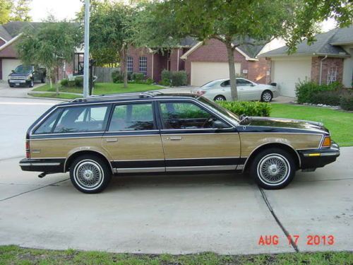 1984 buick century limited estate station wagon - rare v/6 diesel