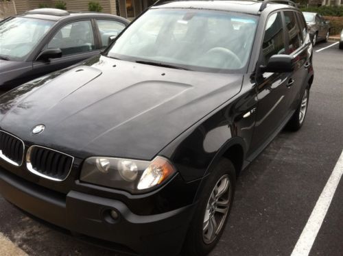 2005 bmw x3 3.0i black 4dr (not running)