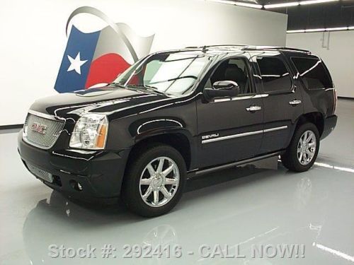 2012 gmc yukon denali sunroof nav rear cam dvd 20&#039;s 36k texas direct auto