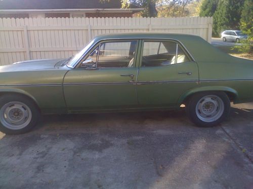 1969 chevrolet nova base sedan 4-door 5.0l- straight 6 engine