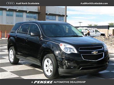 2011 chevrolet equinox-ls-fwd-black-34 k miles-one owner-clean car fax- warranty