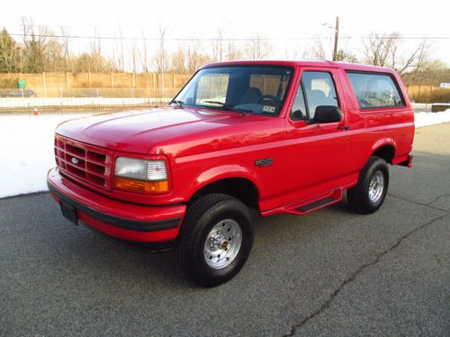 1995 bronco 95k act. miles! 5.8 v8 100% original paint survivor! western truck