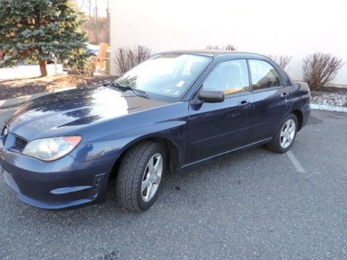 2006 subaru impreza, no reserve, manual trans, runs fine one owner