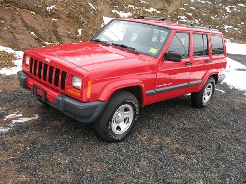 2001 jeep cherokee sport 4x4 sport utility 4-door 4.0l 53,000 original miles!!!!