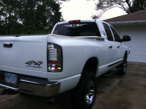 Lifted 2002 Dodge Ram 1500 SLT Crew Cab Pickup 4-Door lots of chrome, image 5