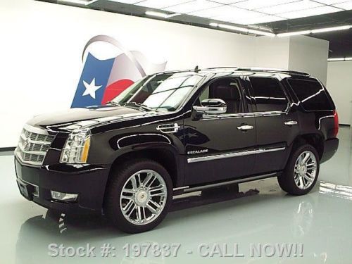 2012 cadillac escalade platinum sunroof nav dvd 19k mi texas direct auto