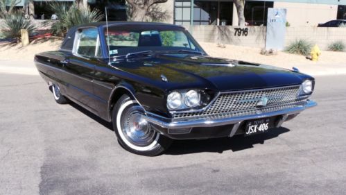 1966 ford thunderbird landau, q-code 428ci, ice cold air, 69k mile tx survivor!