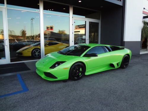 2008 lamborghini lp640 coupe verde ithaca 1 owner oc exhaust