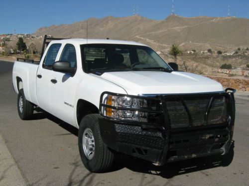 2007 chevrolet silverado 3500 hd wt crew cab pickup 4-door 6.6l duramax diesel