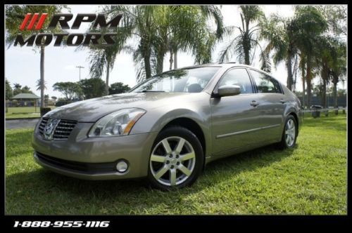 Florida nissan maxima sl sunroof leather heated seats bose sound clean carfax