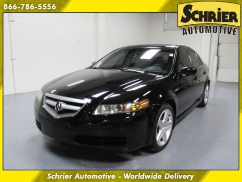 2004 acura tl black fwd sunroof satellite radio 6 disc