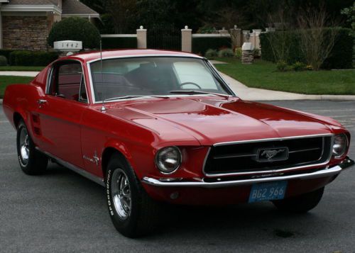 Lifetime california / texas car - 1967 ford mustang fastback - 289 v-8
