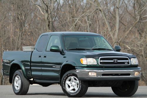 2001 toyota tundra access cab limited 4x4 v8 clean carfax leather trd off-road!