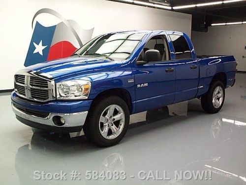 2008 dodge ram big horn quad hemi bedliner 20&#039;s 56k mi texas direct auto