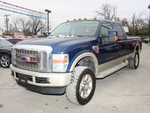 6.4l v8 diesel king ranch leather cd mp3 rear buckets 8ft bed tow package 4x4