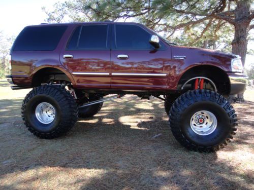 2000 FORD EXPEDITION XLT 4X4 LIFTED MONSTER SHOW TRUCK FLORIDA BEAUTY 46" CLAWS, image 2