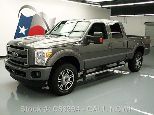 2012 ford f-250 lariat diesel fx4 4x4 sunroof nav 7k mi texas direct auto