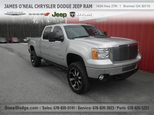 2011 gmc sierra 2500 crew cab slt 4x4 leather diesel sunroof