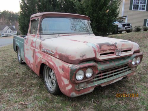1959 ford f100 rat rod look or give it your own paint job 302v8 overdrive trans