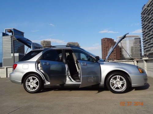 04 WRX TURBO AWD 5 SPEED WAGON CHARGED CUSTOM EXHAUST TX NO RUST DRIVES GREAT, image 5