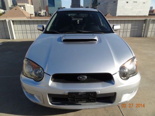 04 WRX TURBO AWD 5 SPEED WAGON CHARGED CUSTOM EXHAUST TX NO RUST DRIVES GREAT, image 6