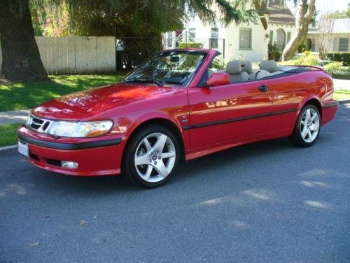 Pristine california rust free saab 9-3 convertible 52,000 original miles amazing