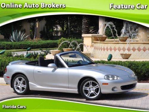 No reserve 2004 mazda mx 5 miata, automatic convertible florida car carfax auto