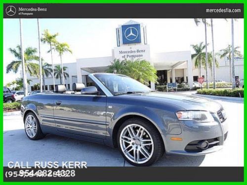 2009 audi a4 2.0t special edition turbo 2l i4 16v front wheel drive convertible