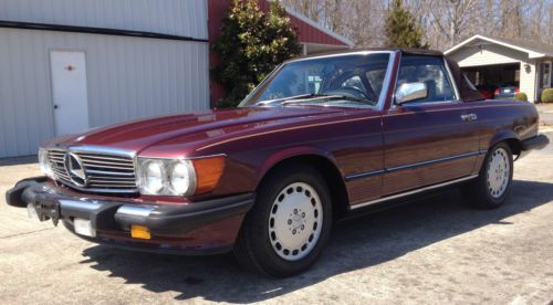 1986 mercedes 560sl cabriolet