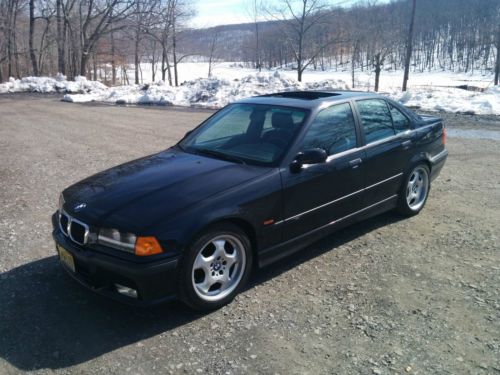 Bmw m3 sedan: 1997, manual, black, only 17,550 mi.