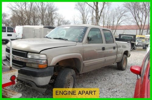 2001 ls used 6.0 crew cab chevy 4x4 engine apart auto clean title no reserve