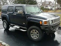 2007 hummer h3  trooper blue, chrome, new tires, brakes, rotors**