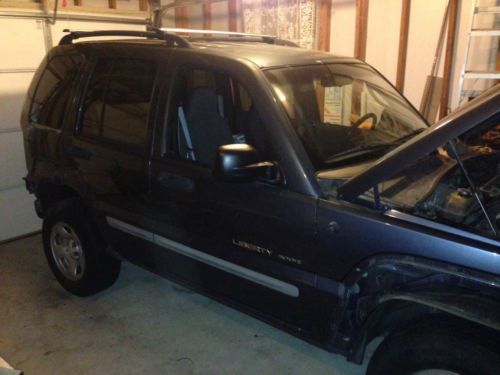 2002 jeep liberty - blown engine - missing parts - no title - nj/ny/pa